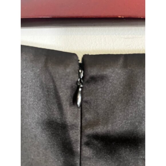 Neutral Lace Up Mini Skirt M Black Vampire Grunge Skater Y2K Retro Chic Festival - Picture 4 of 10